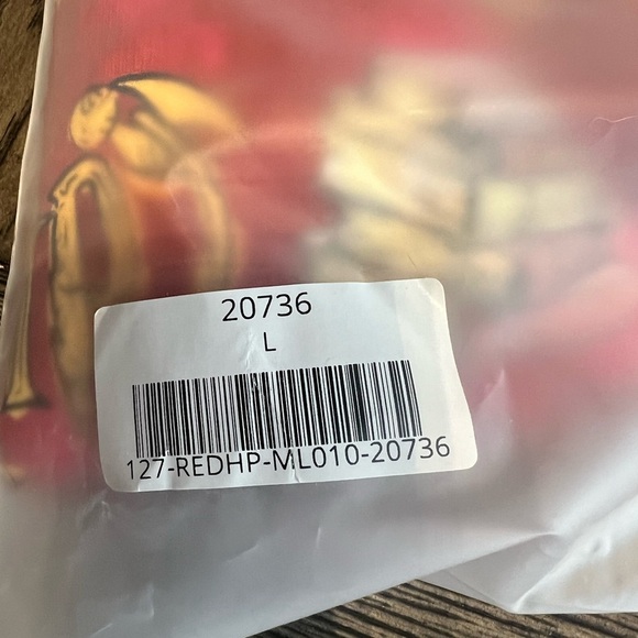 NWT Bums and Roses Harry Potter Back to Hogwarts Red Unisex Oversized Crew Neck - Picture 7 of 10